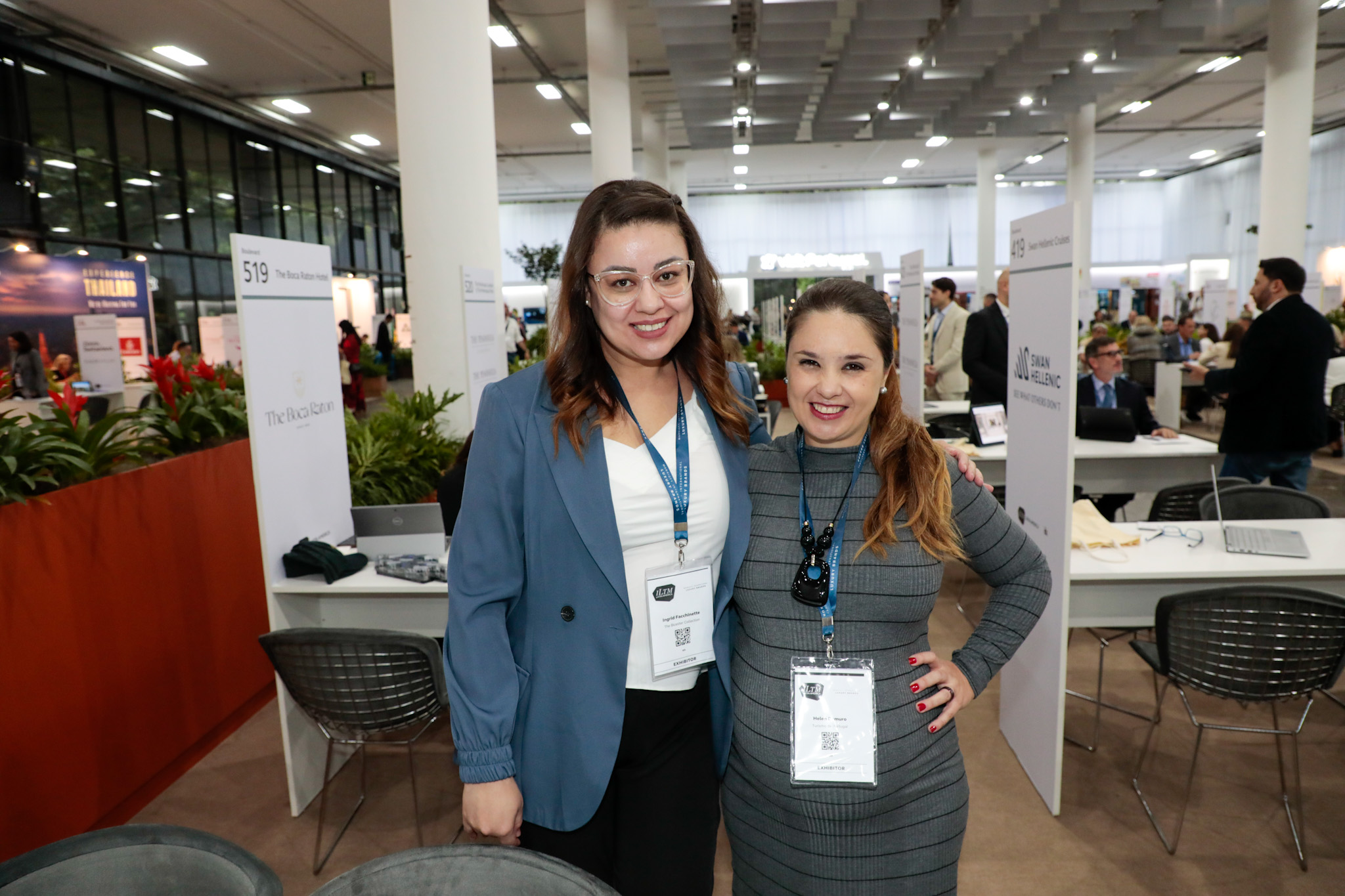 Ingrid Facchinette, do The Bicester Collection e Helen Demuro, do Turismo de Portugal