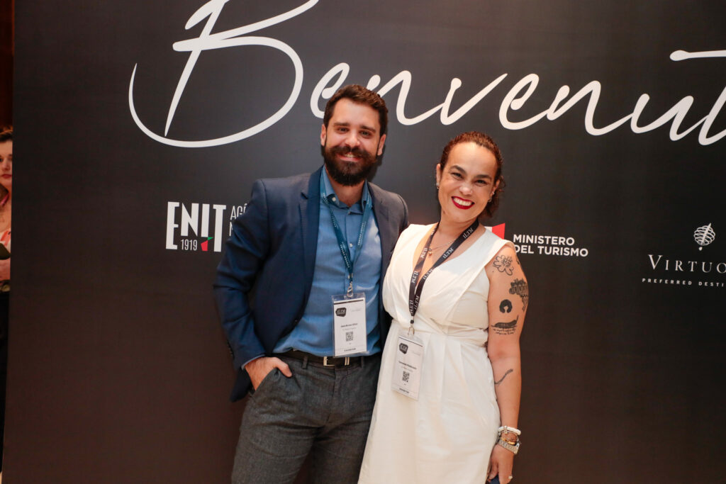 Jean-Bruno Gillot e Fernanda Maldonado,  da St.Moritz Tourism