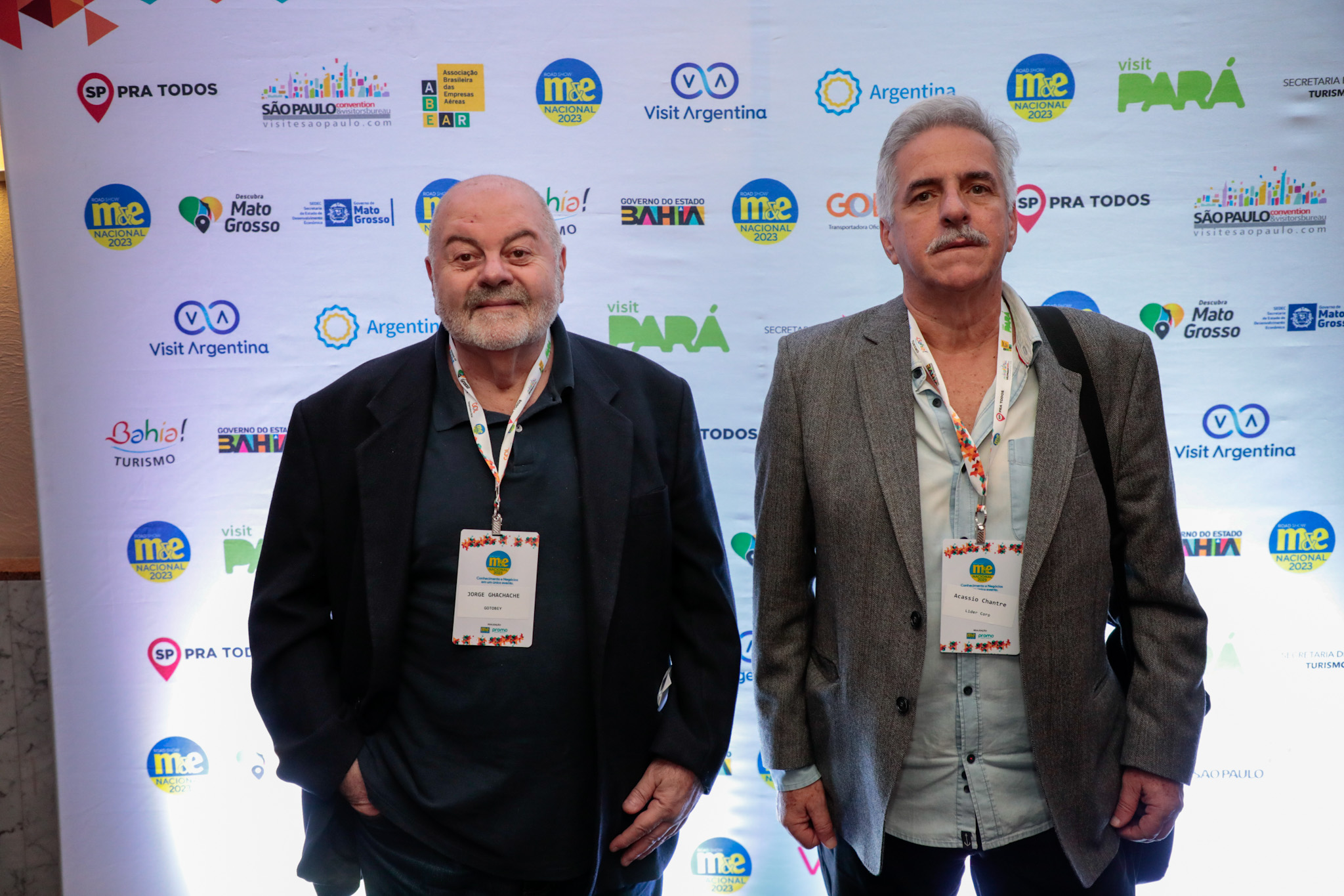 Jorge Ghachache, da Gotobey, e Acácio Chantre, da Líder Corp Jorge Ghachache, da Gotobey, e Acácio Chantre, da Líder Corp