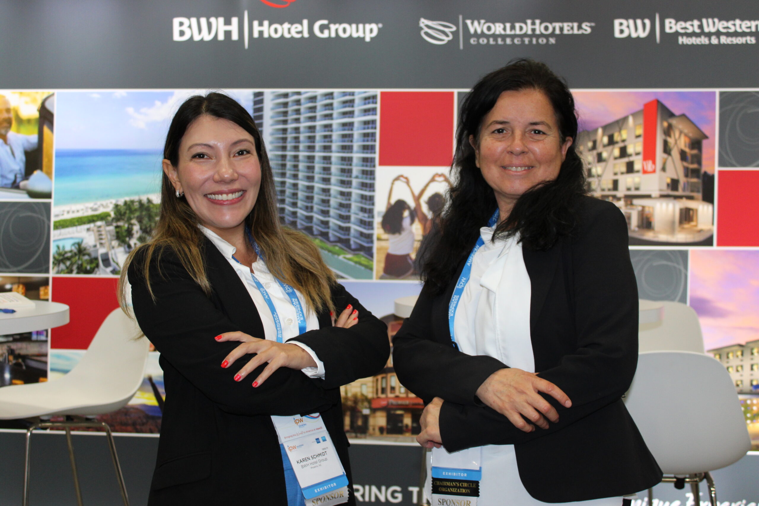 Karen Schmidt e Edna Spear, da BWH Hotels Karen Schmidt e Edna Spear, da BWH Hotels