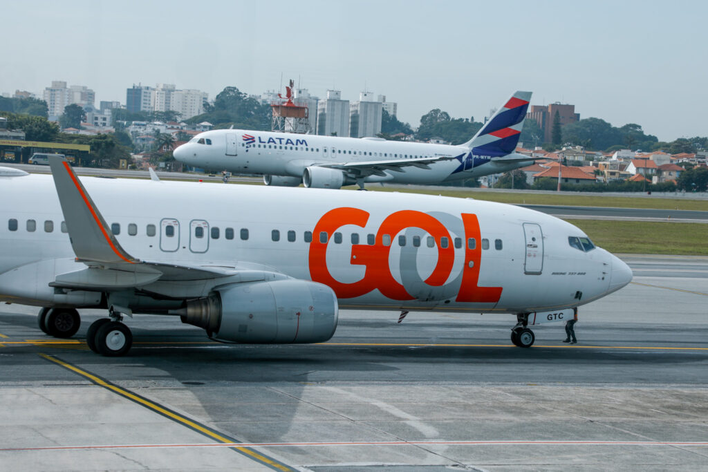 Latam e Gol Aeroporto Congonhas Foto Eric Ribeiro Greve faz Gol e Latam cancelarem voos para Argentina