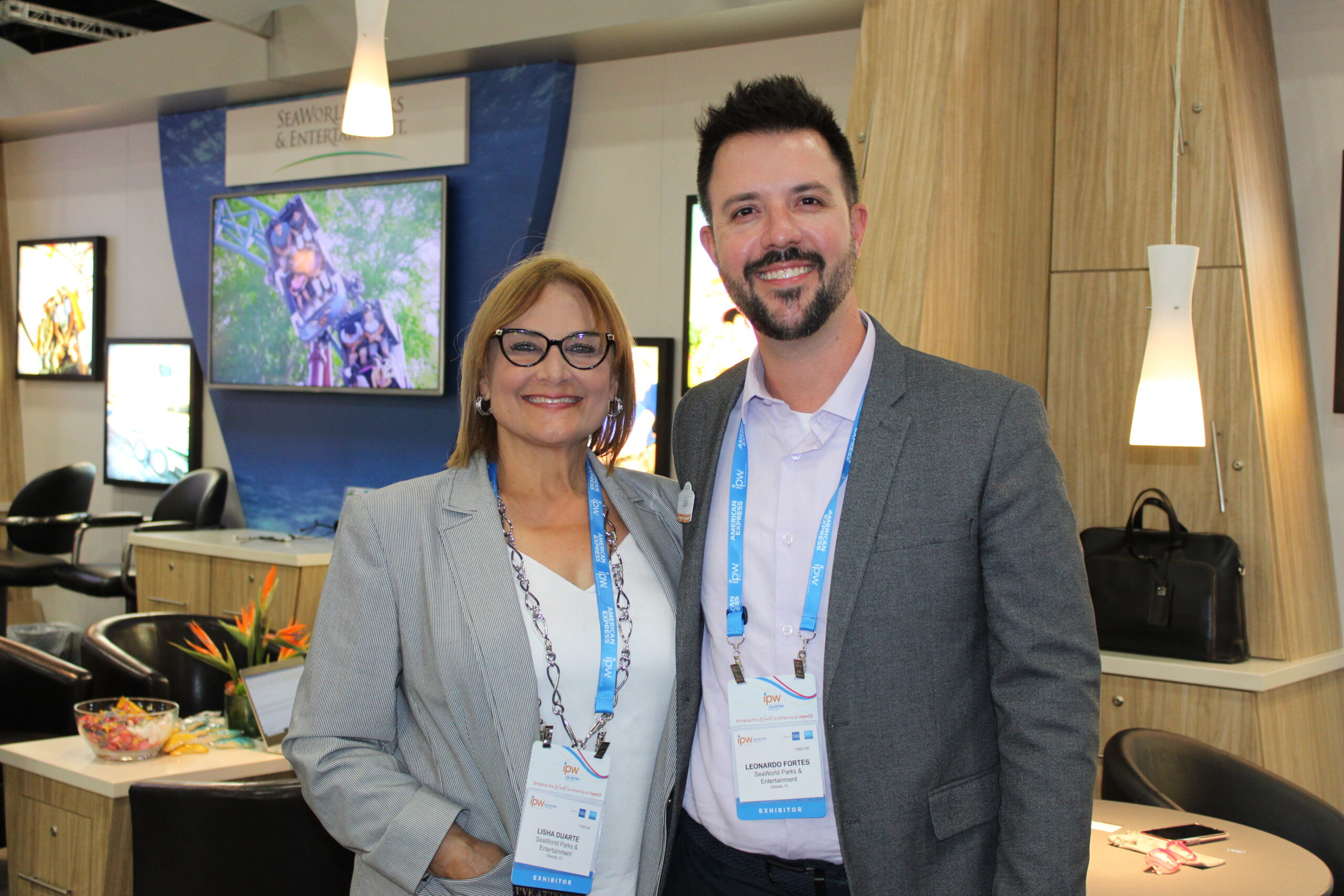 Lisha Duarte e Leonardo Fortes, do SeaWorld