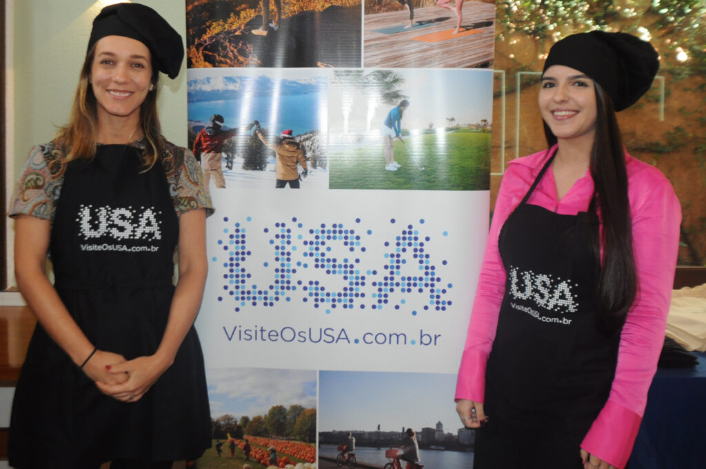 Luise Sanches e Renata Catrinacho, do Brand USA