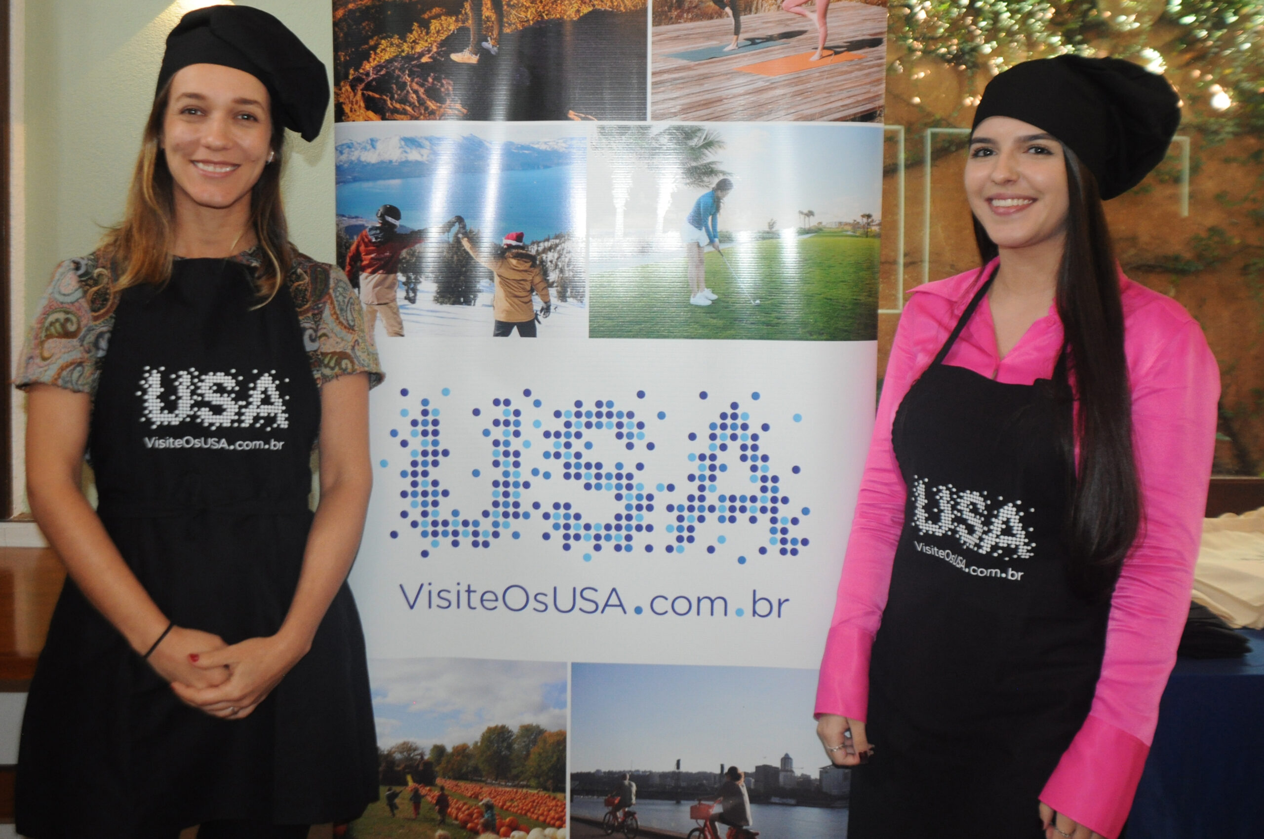 Luise Sanches e Renata Catrinacho, do Brand USA Luise Sanches e Renata Catrinacho, do Brand USA