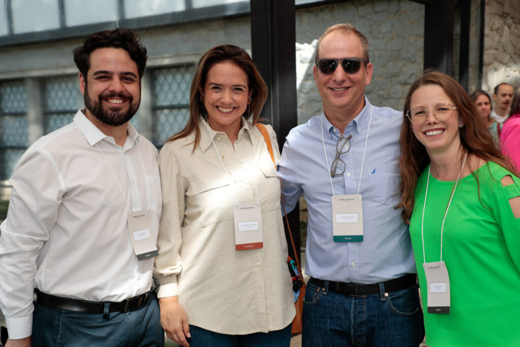 Marcos Motta, da Teresa Perez; Maria Alice, da Explora; Bruno Ruthenberg e Vívian Bertachini, da Teresa Perez