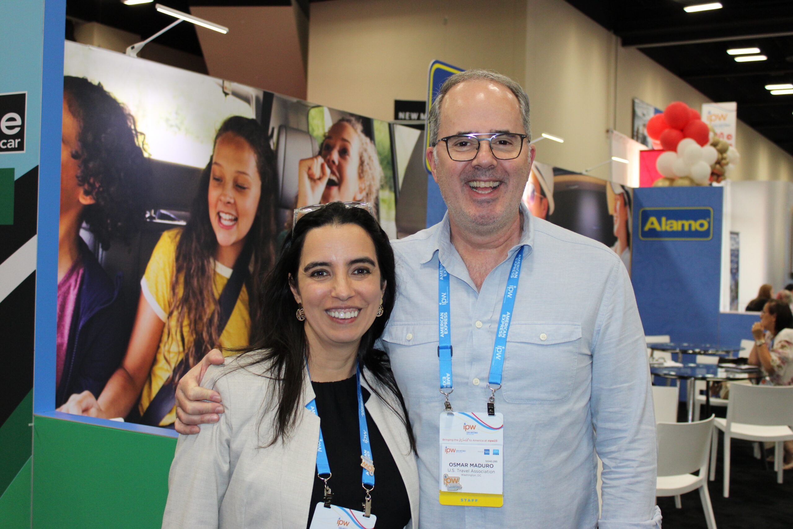 Natalia Venturini e Osmar Maduro, do US Travel Natalia Venturini e Osmar Maduro, do US Travel