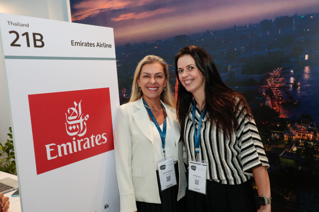 Regina Carrelhas e Daniela Santos, da Emirates