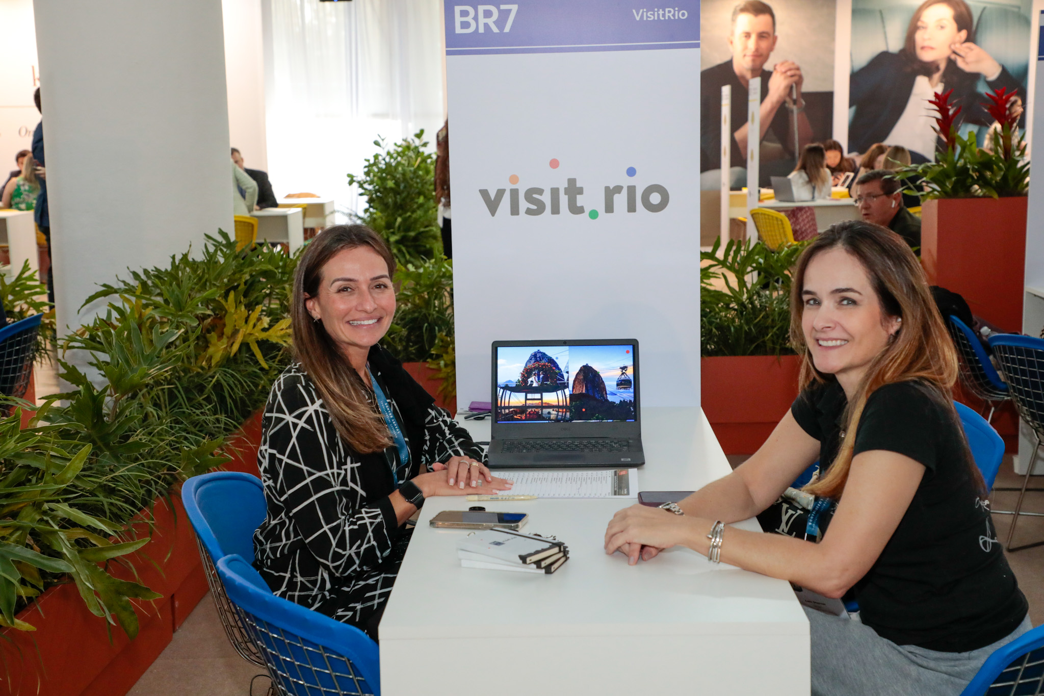 Roberta Werner, do Visit Rio e Laís Storrer, da Stroll Roberta Werner, do Visit Rio e Laís Storrer, da Stroll