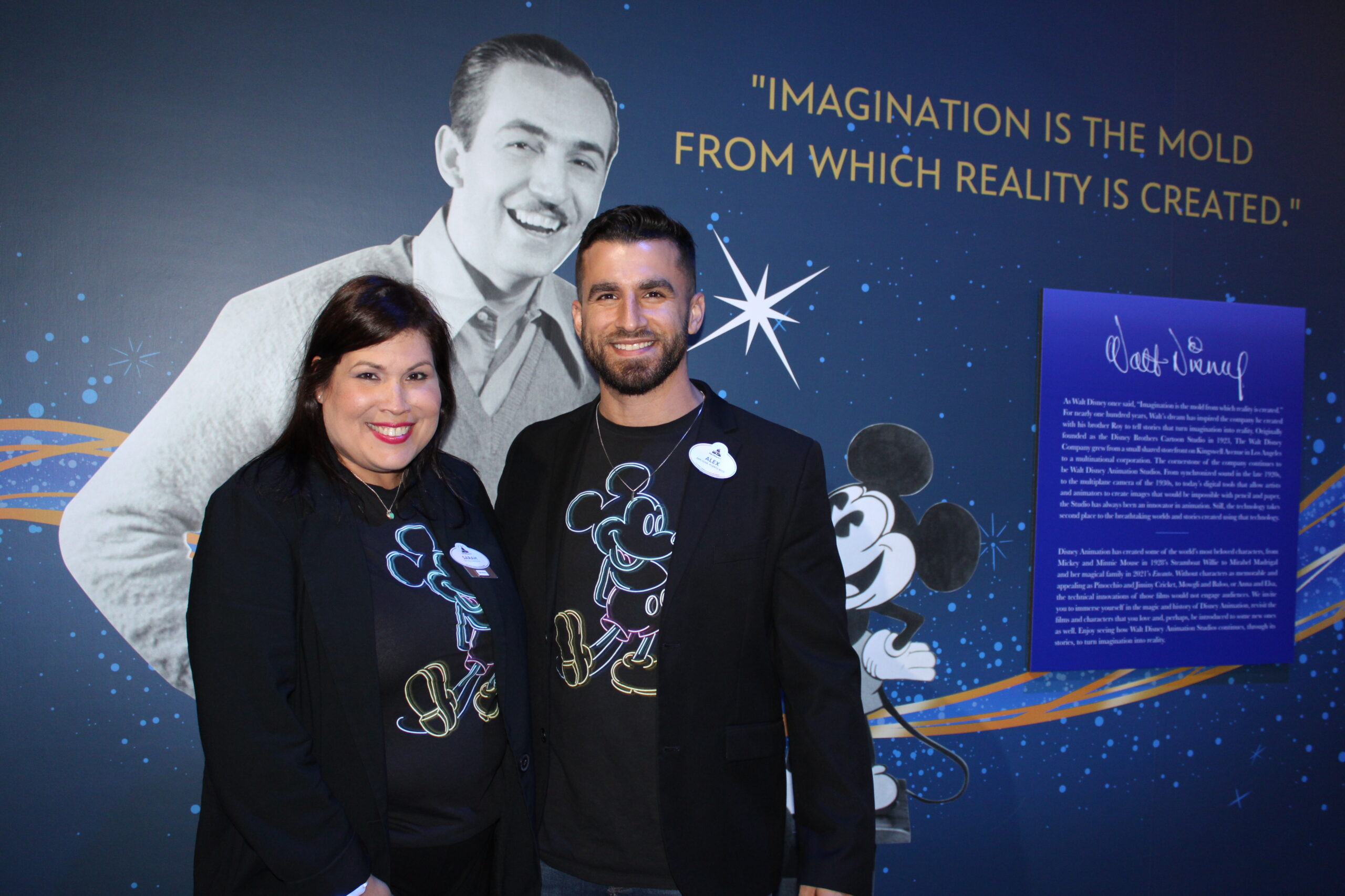 Sarah Domenech e Alez Gonzalez, da Disney Sarah Domenech e Alez Gonzalez, da Disney