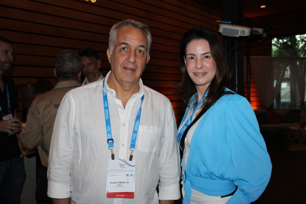 Sylvio Ferraz, da BeFly, e Fernanda Lemos, do Hard Rock