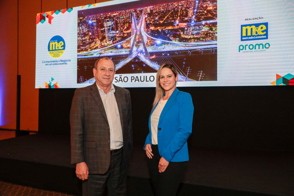 Toni Sando e Aline Moretto, do Visite São Paulo