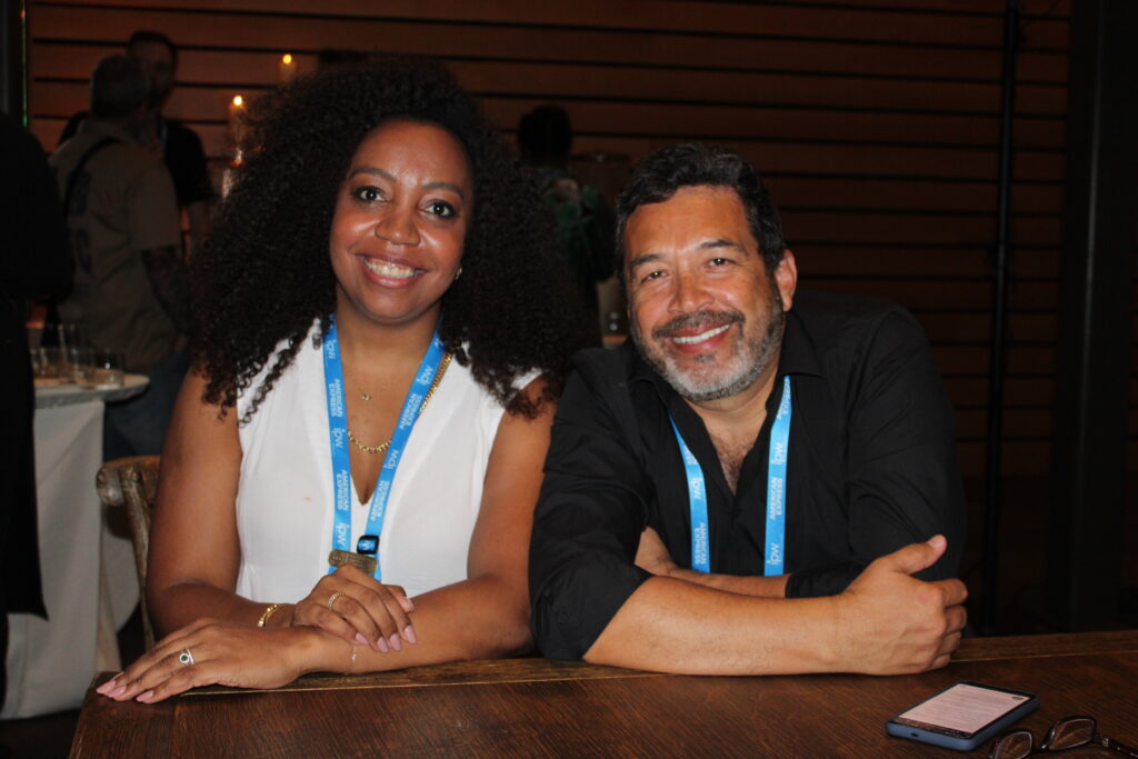 Vilmara Souza, da Agaxtur, e Jorge Souza, da Orinter