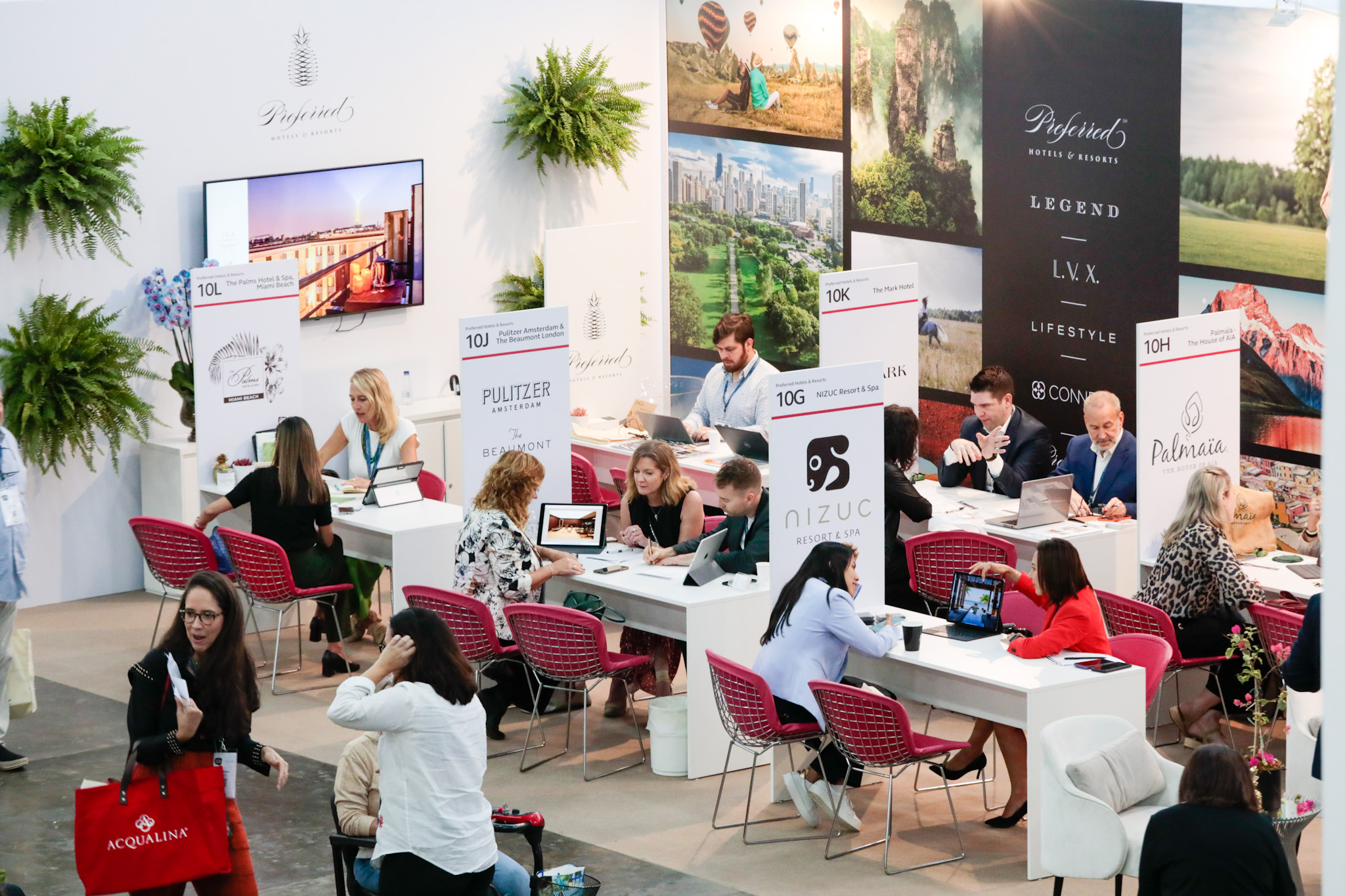 Expositores internacionais na ILTM Latin America Expositores internacionais na ILTM Latin America