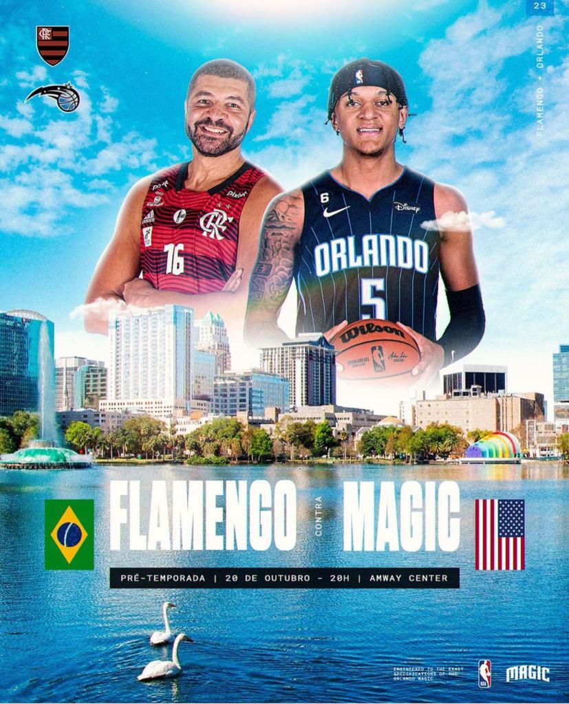 Flamengo fará jogo de pré-temporada contra o Orlando Magic