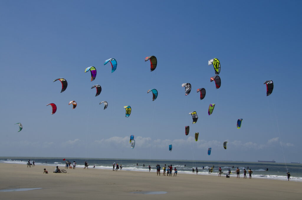 kite surf São João de São Luís: o maior arraial do Brasil
