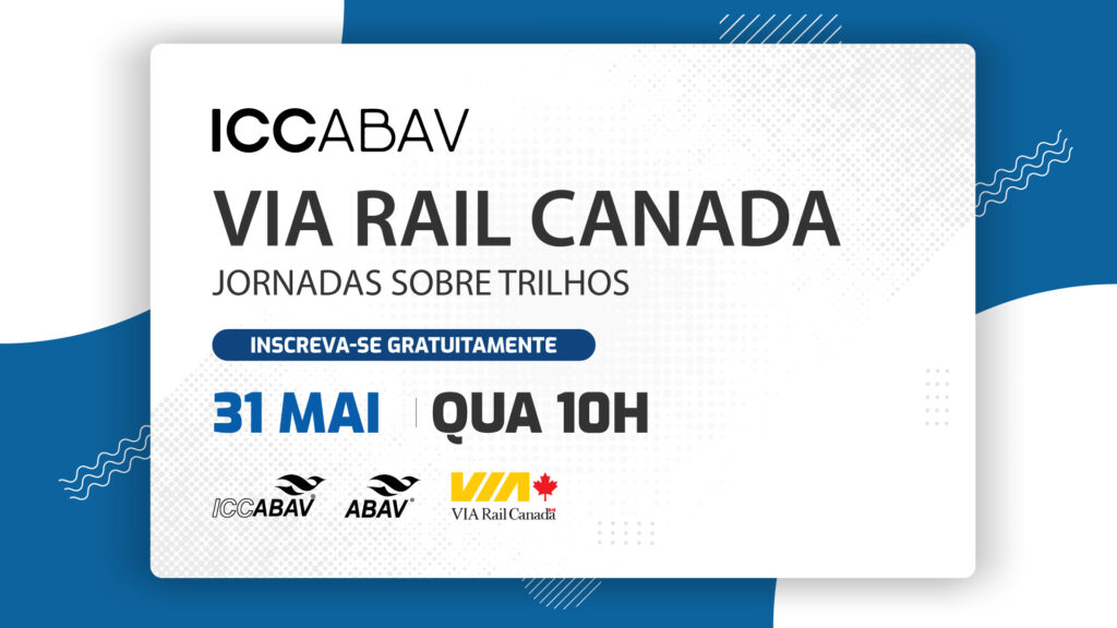 Abav Nacional realizará capacitação sobre trens no Canadá