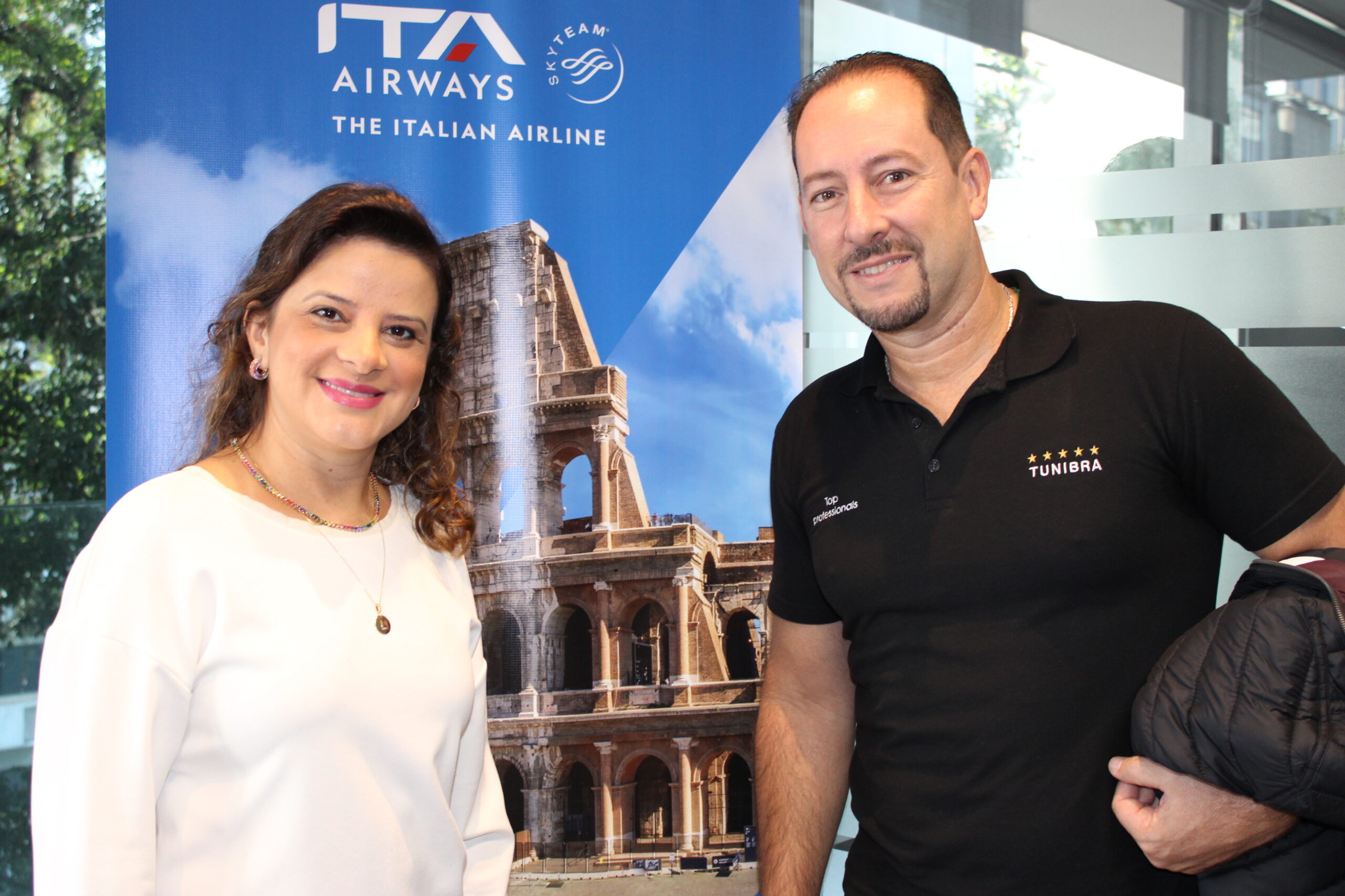 Lilian Rossi e Paulo Santos, da Tunibra