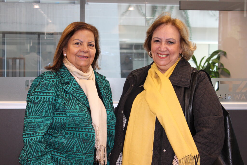 Marlene Alves da Graça, da Marimar Viagens, e Roseleine Lo Ré Sapia, da Bella Voyage