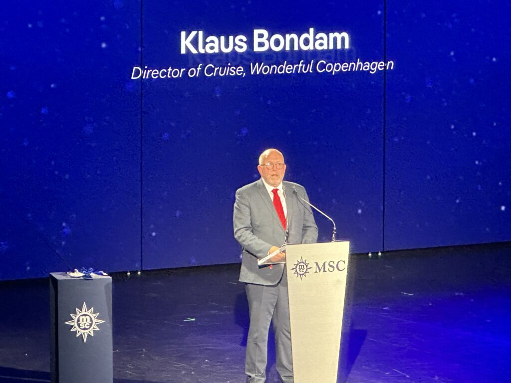 Klaus Bondam, diretor de Cruzeiros da Wonferful Copenhagen