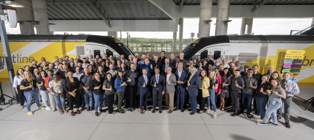 Brightline conclui construção da estação de Orlando e prepara início das viagens para Miami