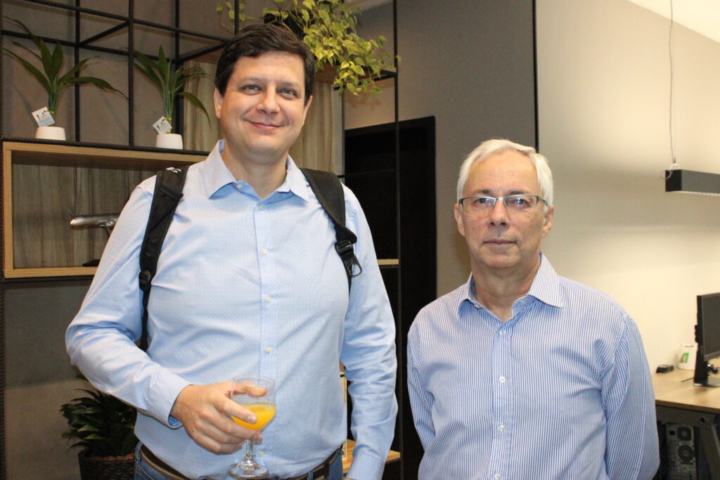 Ricardo Padovese, da Hubs Aero, e João Tilki, da TOP Sector