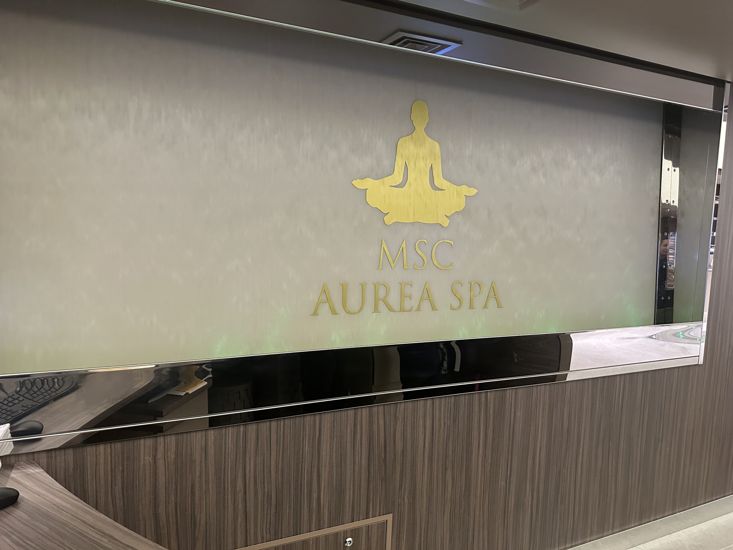 Entrada do Spa disponível aos hóspedes do MSC Euribia Entrada do Spa disponível aos hóspedes do MSC Euribia