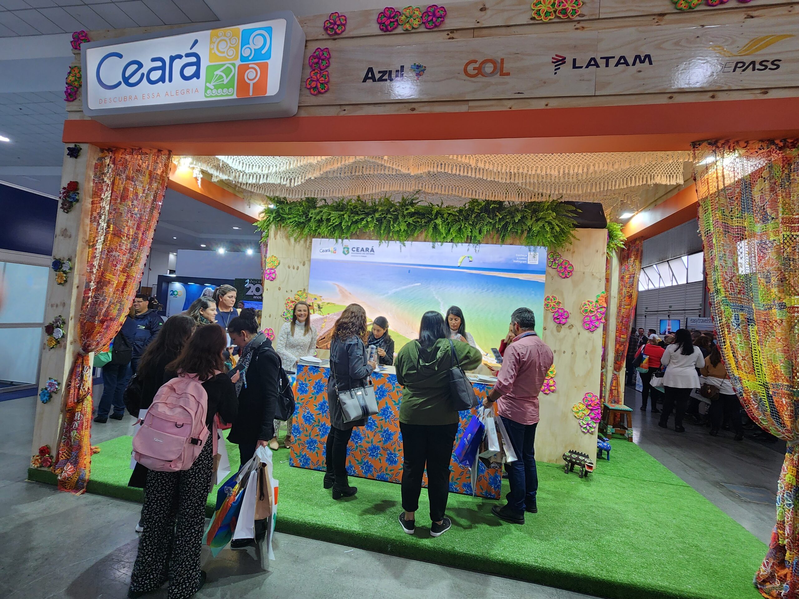 Ceará marca presença com estande próprio Ceará marca presença com estande próprio