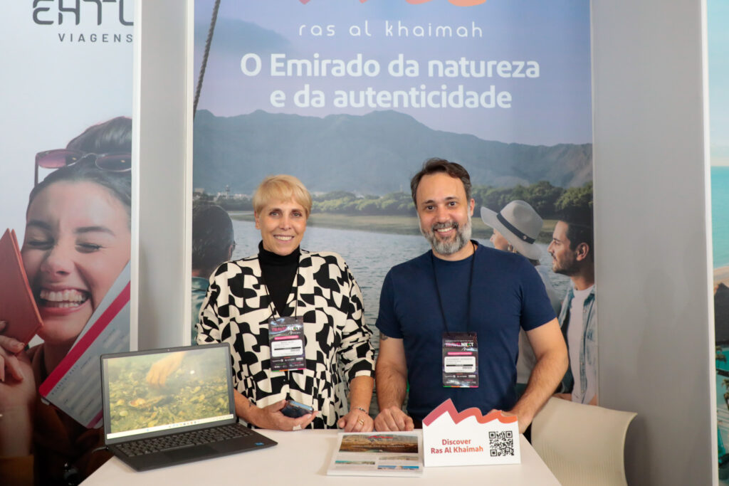 Christina Kler e Alex Bernardes, da Ras Al khaimah