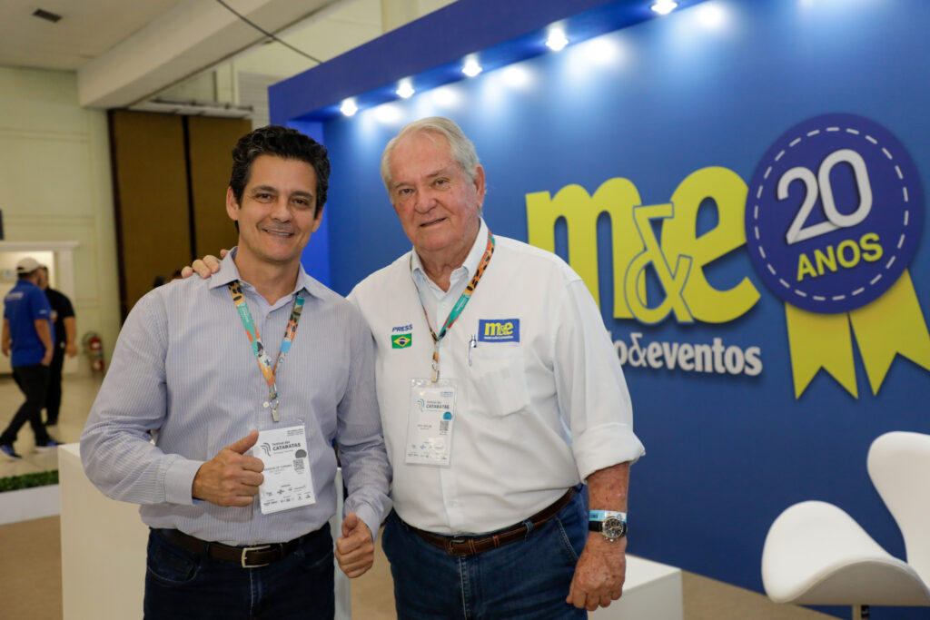 Eduy Azevedo, da Brasil de Férias, e Roy Taylor, do M&E
