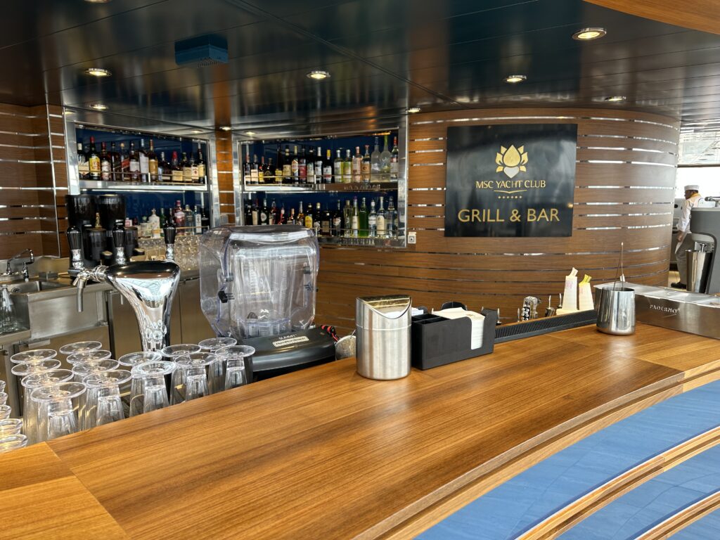MSC Yacht Club Grill & Bar