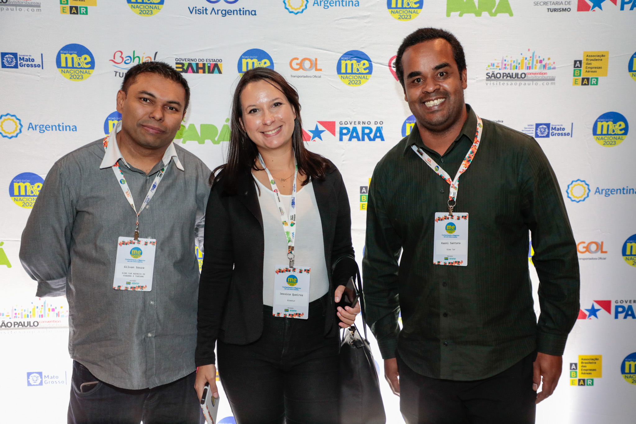 Giovana Souza, Jessica Queiroz, e Raoni Santana, da Eixo Tur Giovana Souza, Jessica Queiroz, e Raoni Santana, da Eixo Tur