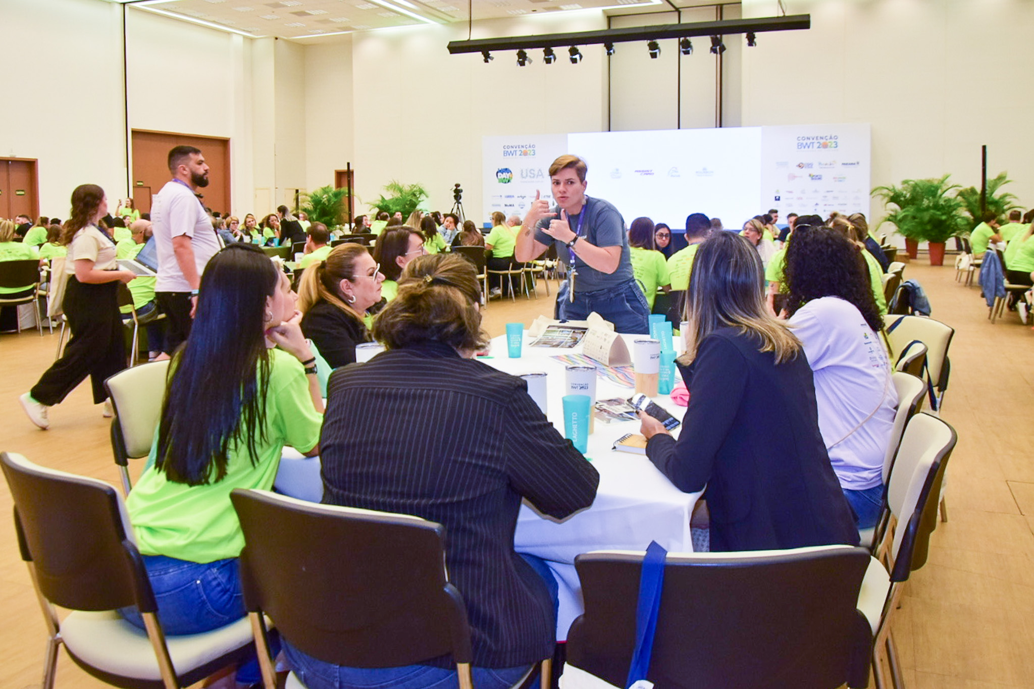 Na rodada de negócios estiveram presentes empresas hoteleiras, destinos, empresas de mobilidade e receptivos Na rodada de negócios estiveram presentes empresas hoteleiras, destinos, empresas de mobilidade e receptivos