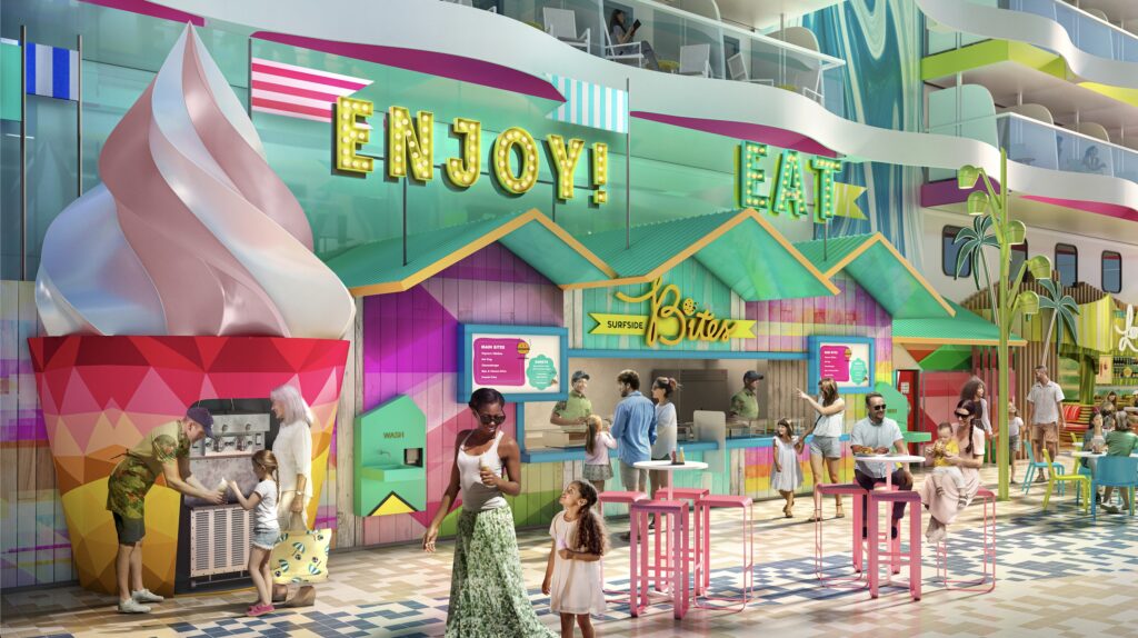 Icon of the Seas contará com mais de 20 opções de restaurantes a bordo