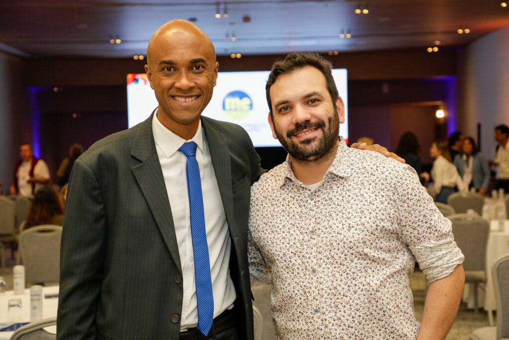 Luiz Sobrinho, da Setur-SP durante o Roadshow M&E, e Fábio Zelenski, do Visit São Paulo Luiz Sobrinho, da Setur-SP durante o Roadshow M&E, e Fábio Zelenski, do Visit São Paulo