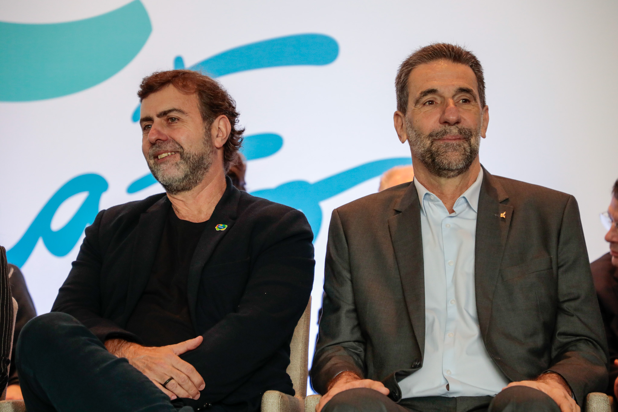 Marcelo Freixo e Enio Jose Verri, diretor geral da Itaipu Marcelo Freixo e Enio Jose Verri, diretor geral da Itaipu