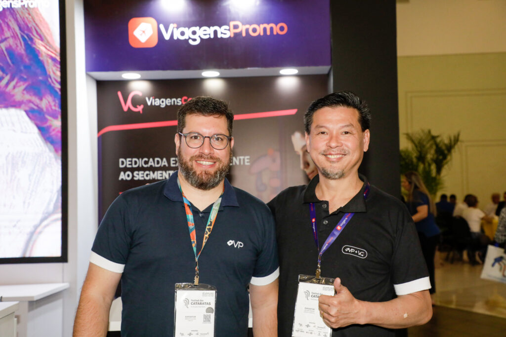 Renato Alves e Valter Onishi, da ViagensPromo