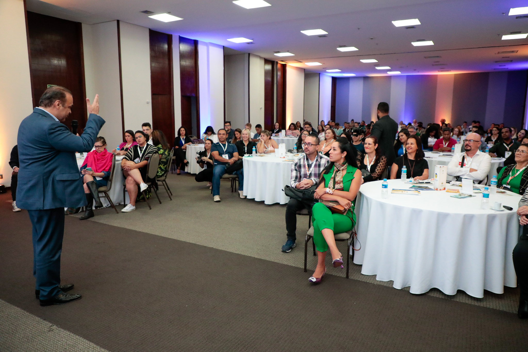 Roberto de Lucena, durante o Roadshow M&E Nacional Roberto de Lucena, durante o Roadshow M&E Nacional