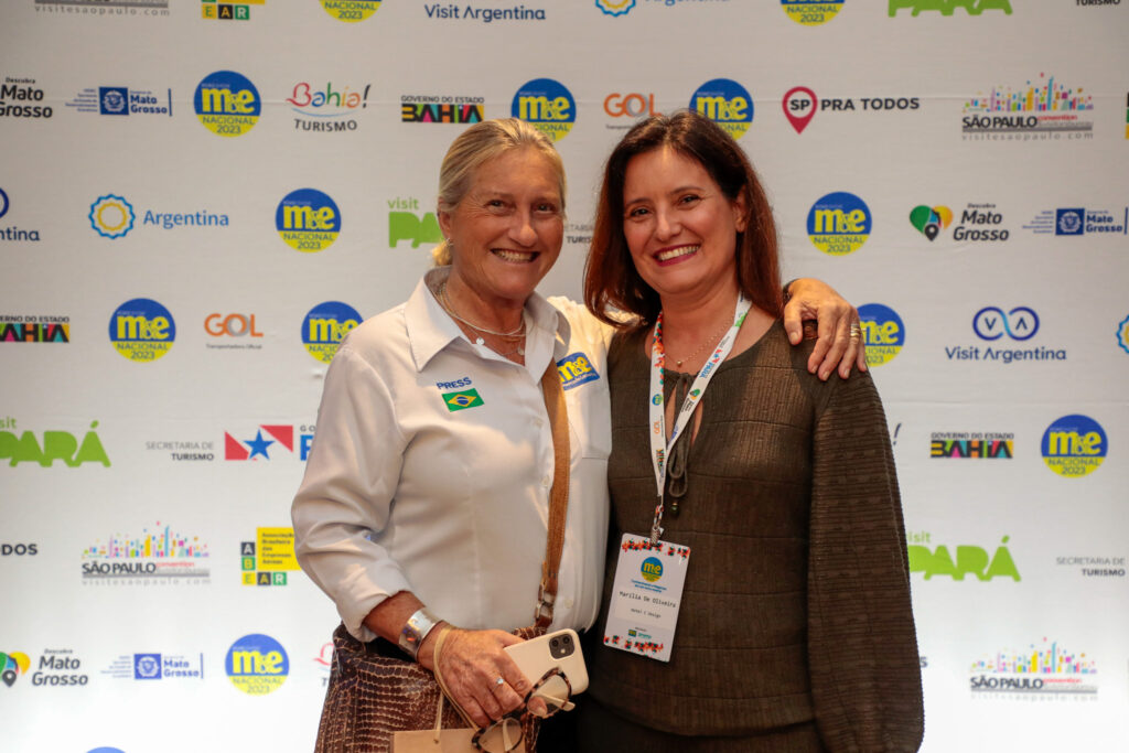 Rosa Masgrau, do M&E, e Marilia de Oliveira, do Hotel C Desing Rosa Masgrau, do M&E, e Marilia de Oliveira, do Hotel C Desing
