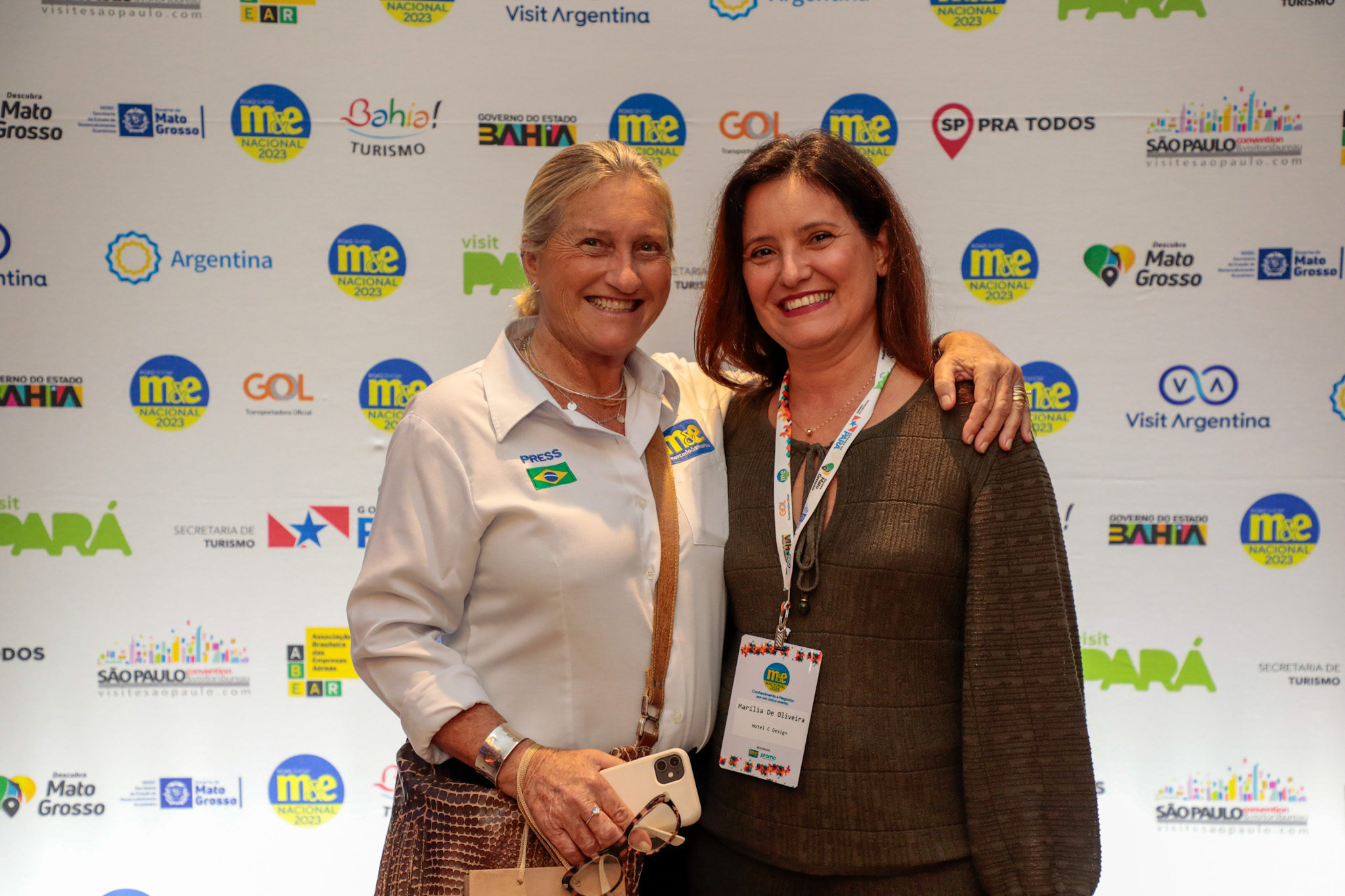 Rosa Masgrau, do M&E, e Marilia de Oliveira, do Hotel C Desing Rosa Masgrau, do M&E, e Marilia de Oliveira, do Hotel C Desing