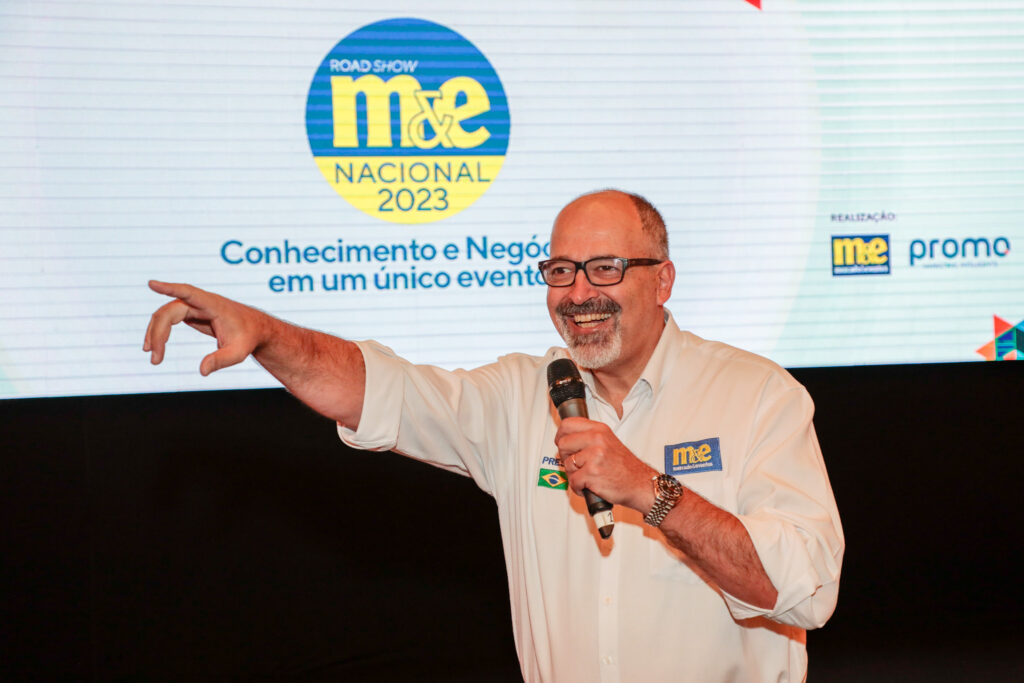 Sergio Gouveia da Promo Depoimentos do trade celebram os 20 anos do M&E