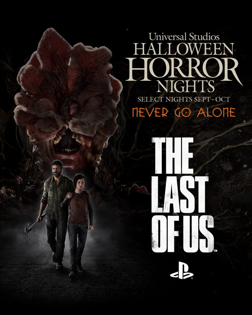 Halloween Horror Nights da Universal terá casa assombrada inédita de 'The Last of Us' 1 The Last of Us key art at HHN 2023 Halloween Horror Nights da Universal terá casa assombrada inédita de 'The Last of Us'