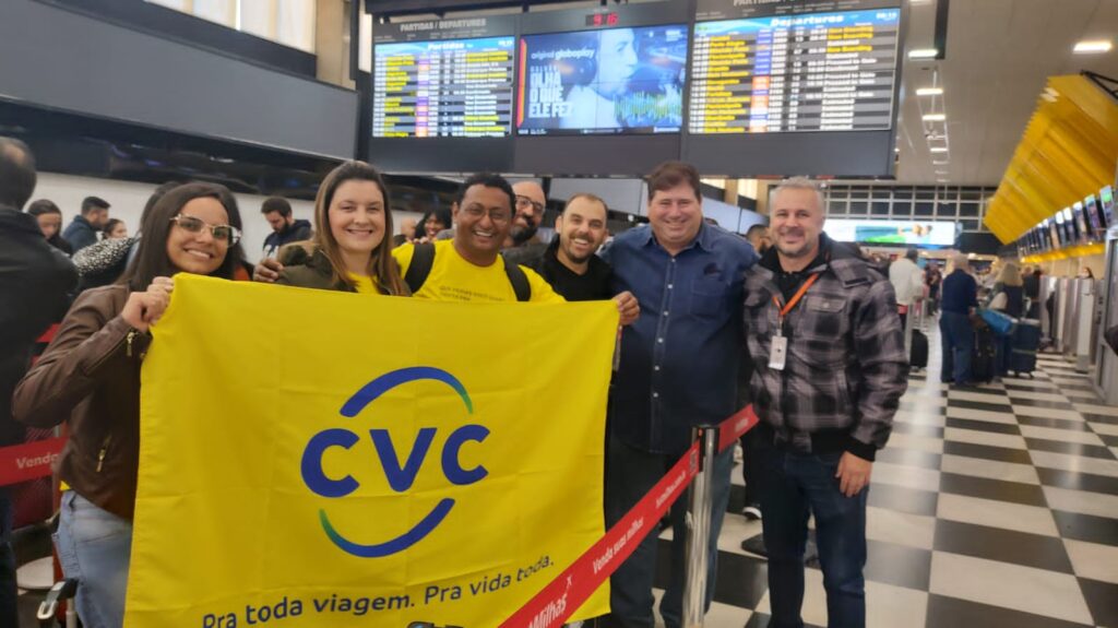 Time da CVC embarca para Convenção de Vendas 2023 em Balneário Camboriú (SC)