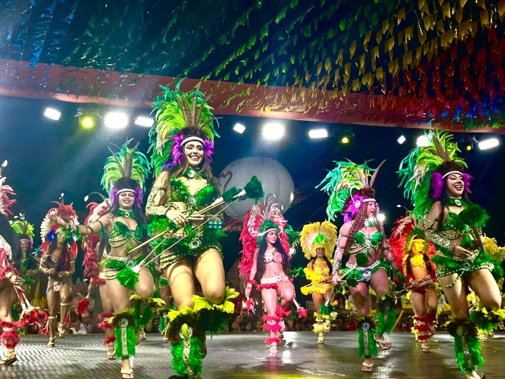 Apresentação do Boi de Morros no Arraial do IPEM