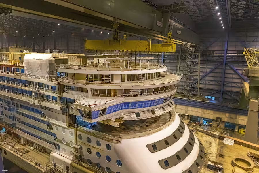 Como está a construção do Disney Treasure, o mais novo navio da Disney Cruise Line? 1 32i8pt9y7o2ulhg4bwre Como está a construção do Disney Treasure, o mais novo navio da Disney Cruise Line?