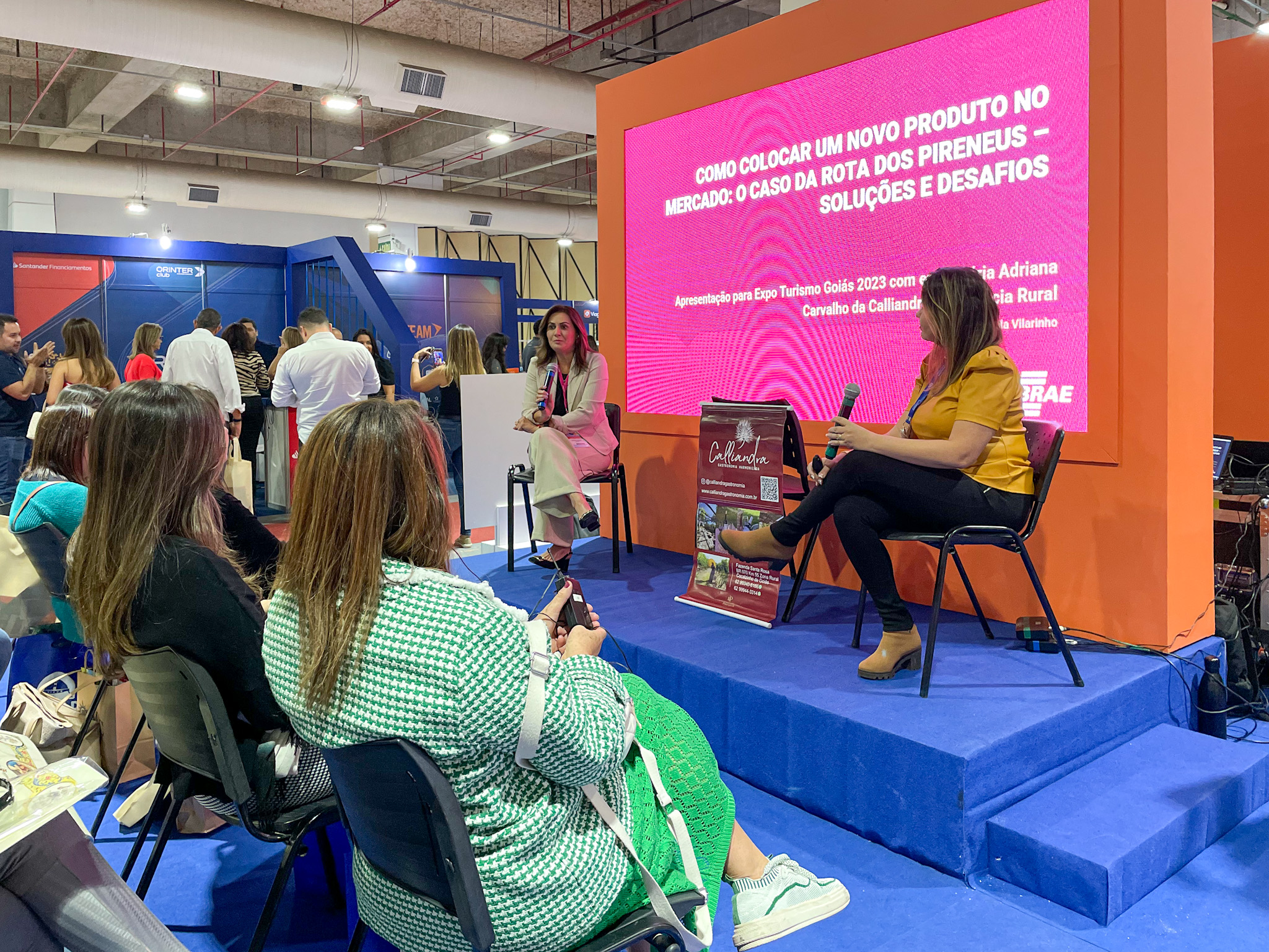 A programação do Expo Turismo Goias contou com várias palestras para os agentes de viagens A programação do Expo Turismo Goias contou com várias palestras para os agentes de viagens