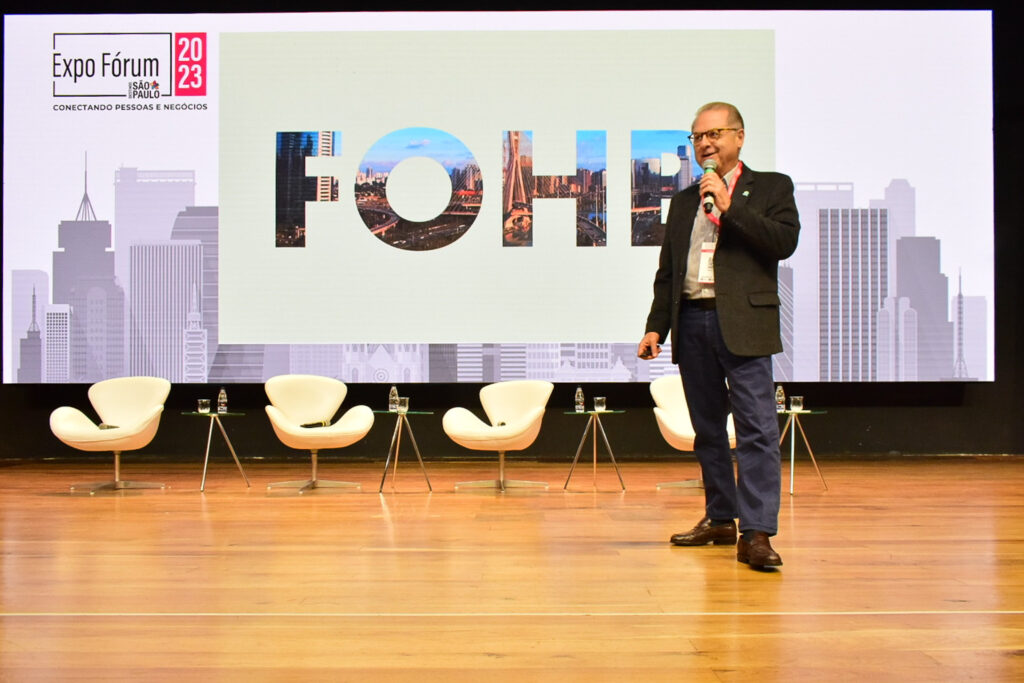 Apresentação do presidente do FOHB, Orlando de Souza