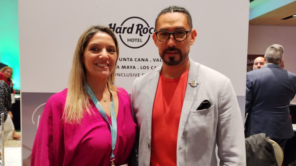 Carla Cecchele e Leonel Reyes do RCD Hotels