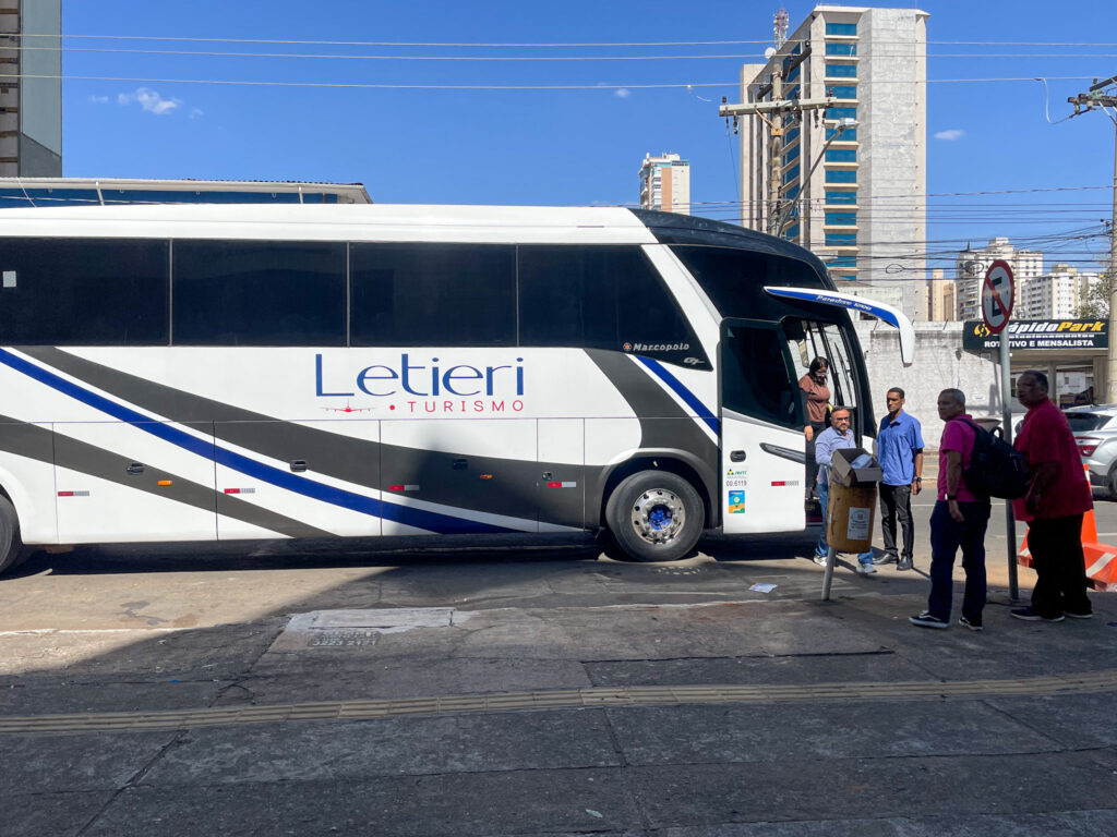 Chegada das caravanas no Expo Turismo Goiás