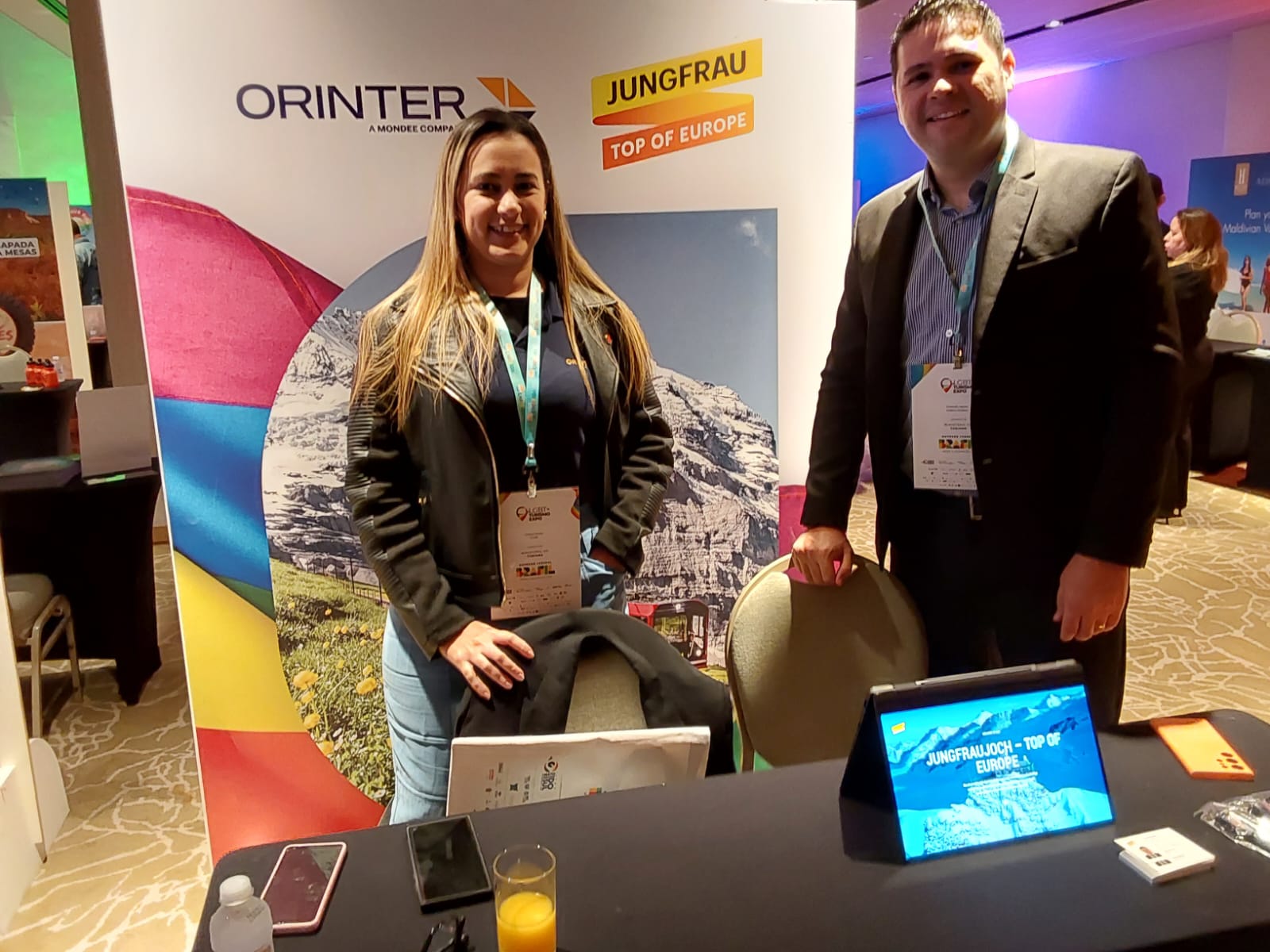 Cristina Pereira , Orinter e Fernando Aquino, Jungfrau Railways Cristina Pereira , Orinter e Fernando Aquino, Jungfrau Railways