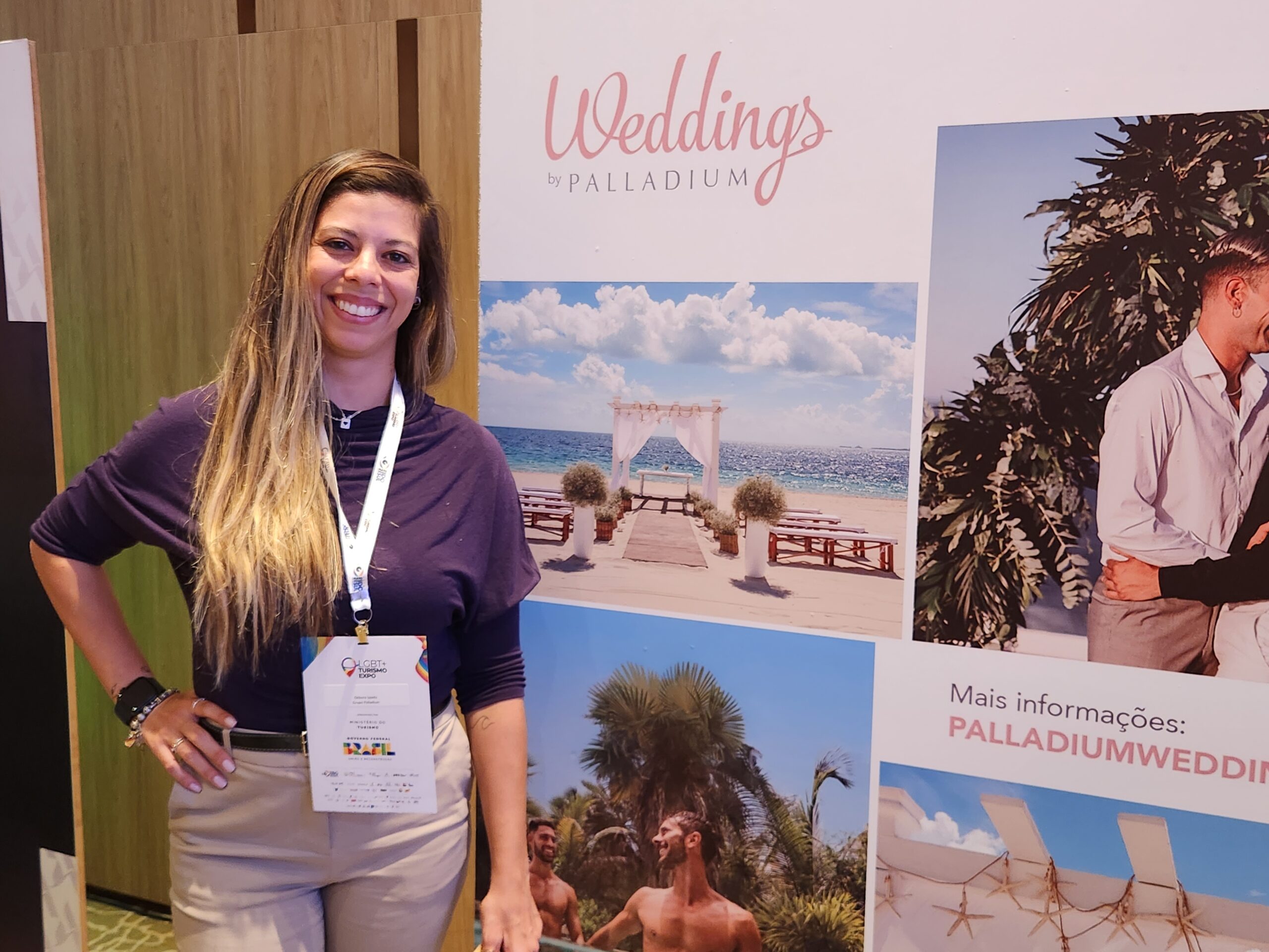 Débora Spada, gerente de Vendas dos hoteis Palladium no Brasil e Caribe Débora Spada, gerente de Vendas dos hoteis Palladium no Brasil e Caribe